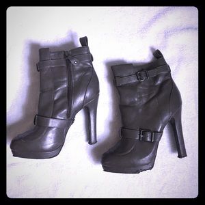 VeraWang high heel ankle booties